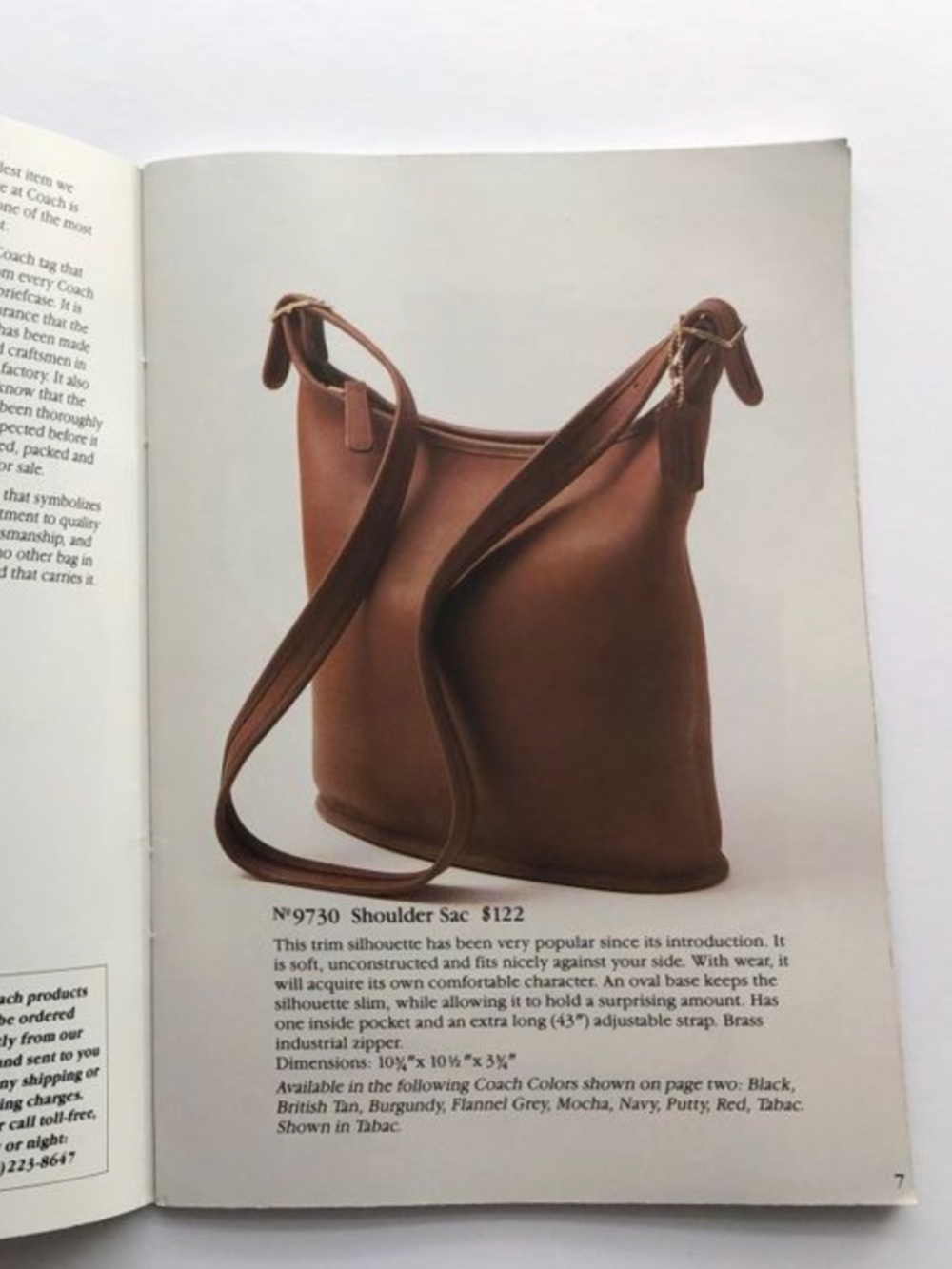 Vintage Coach 80’s - 9730 Shoulder Sac Bag - Picture 16 of 17